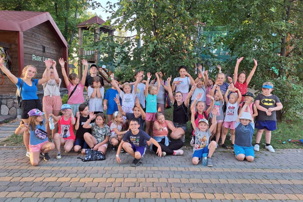 Park linowy – dzieci z ul. Wawelskiej